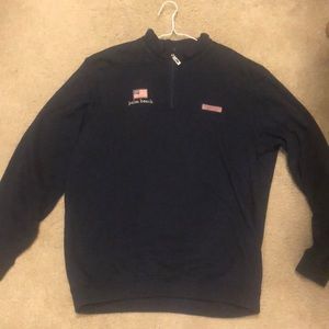 Large Vineyard Vines Palm Beach Quarter ZIP